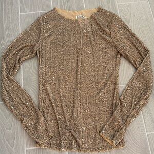 Free people sequin top